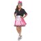 The Costume Center Black and Pink Car Hop Girl Child Halloween Costume- Small